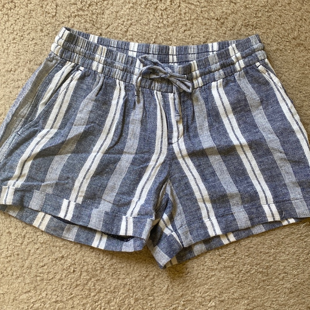 High waisted Linen Shorts